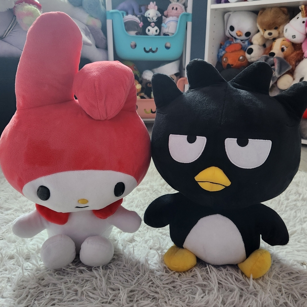 Universal Studios My Melody & Badtz Maru Plushies ((BUNDLE))